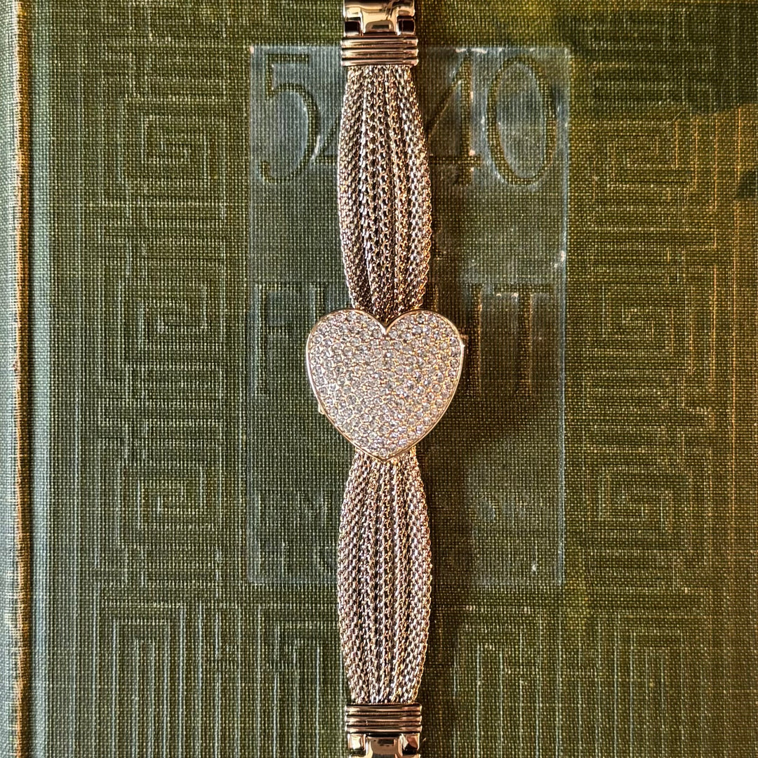 Gold Heart Peekaboo Watch
