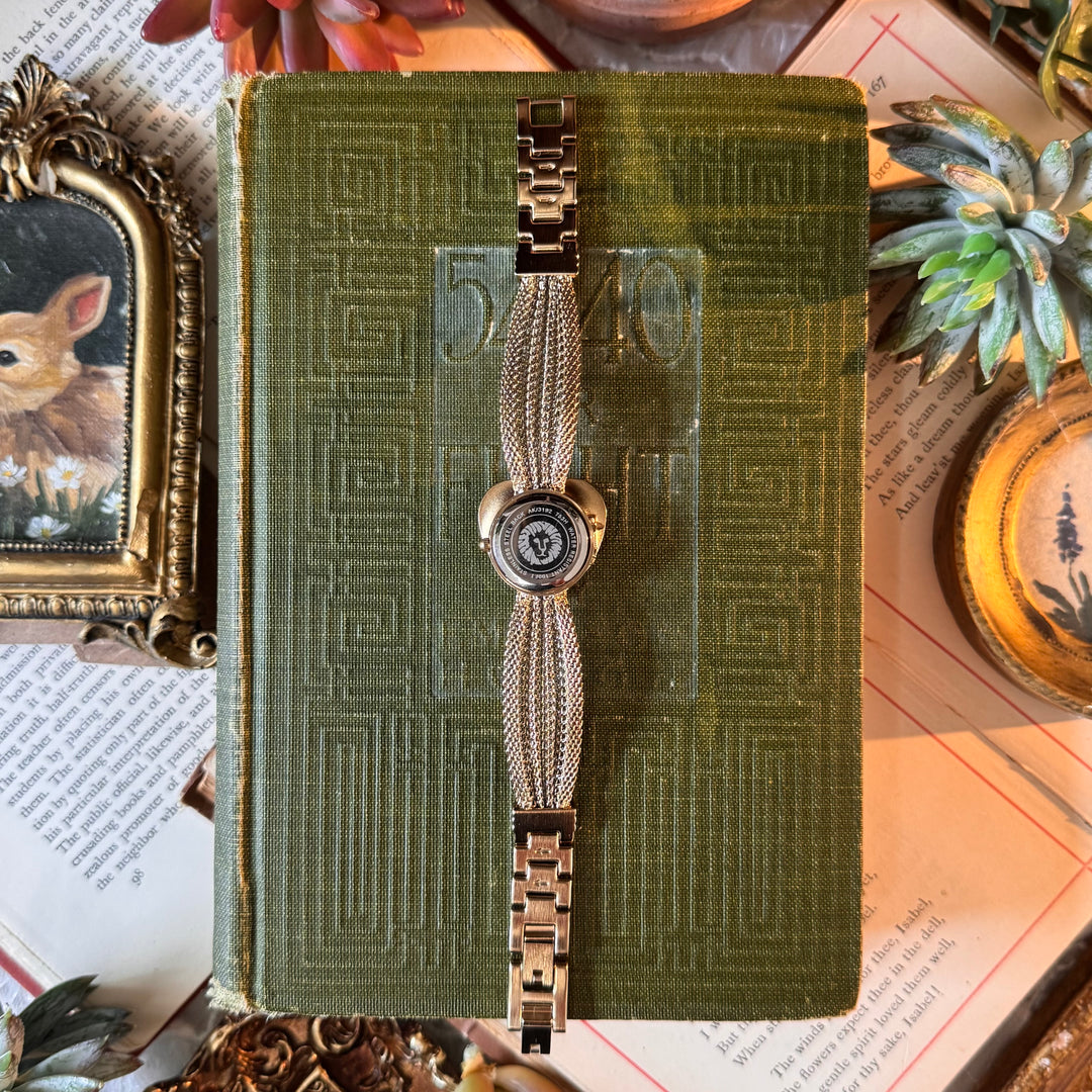 Gold Heart Peekaboo Watch