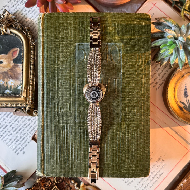 Gold Heart Peekaboo Watch