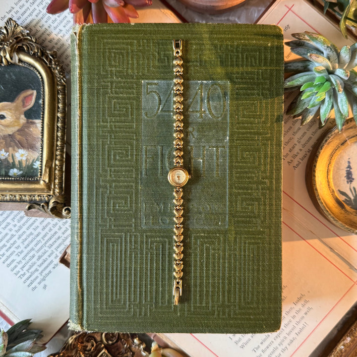 Dainty Gold Heart Watch