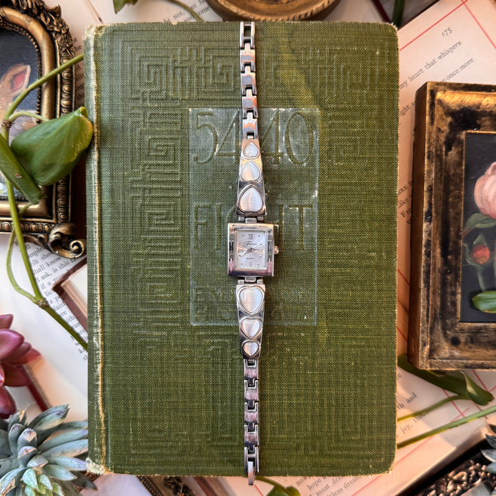 Silver Heart Watch