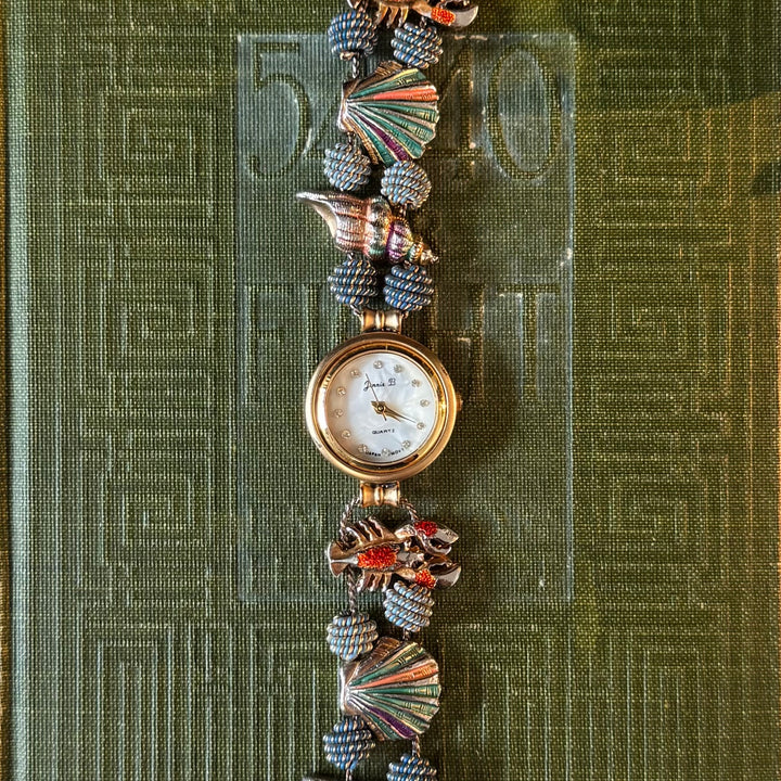 Gold Dark Sea Theme Charm Watch