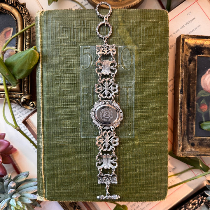 Silver Ornate Watch