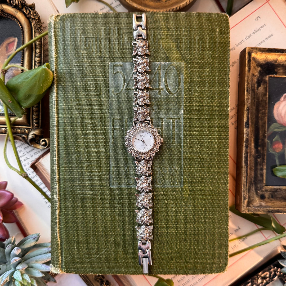 Silver Cherub Watch