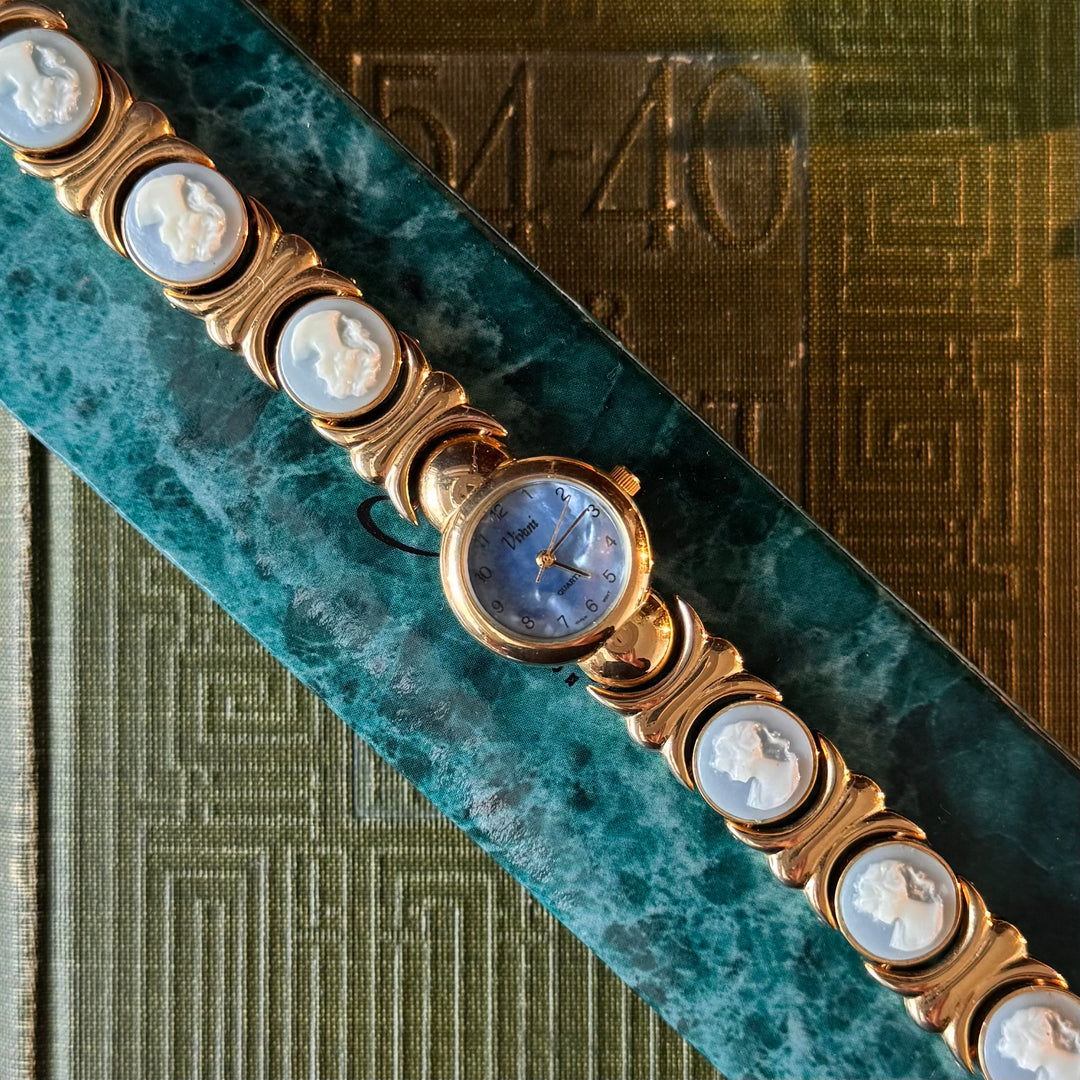 Gold Cameo Watch