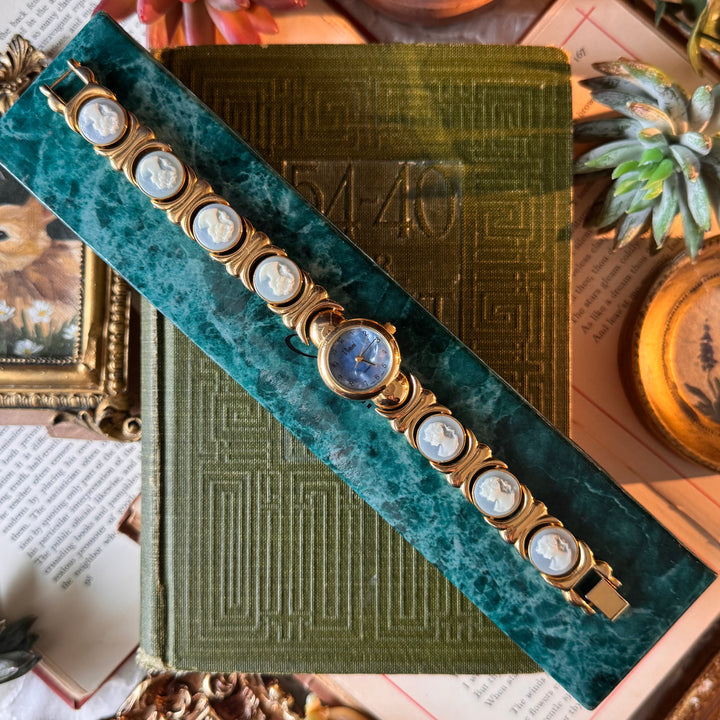 Gold Cameo Watch