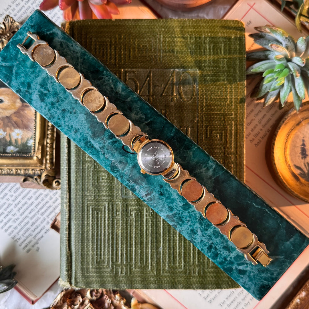 Gold Cameo Watch