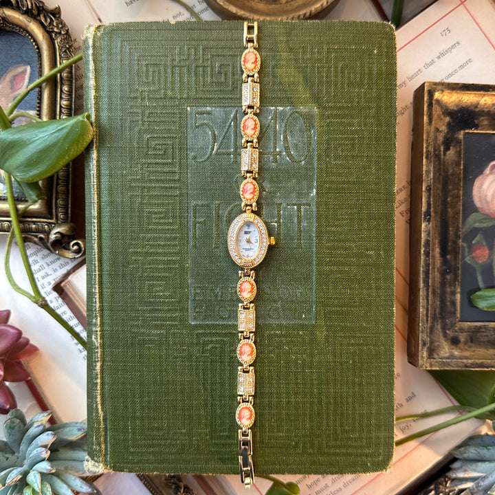 Gold Cameo Watch