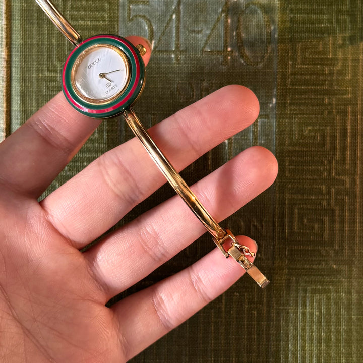 Gold Gucci Bezel Watch