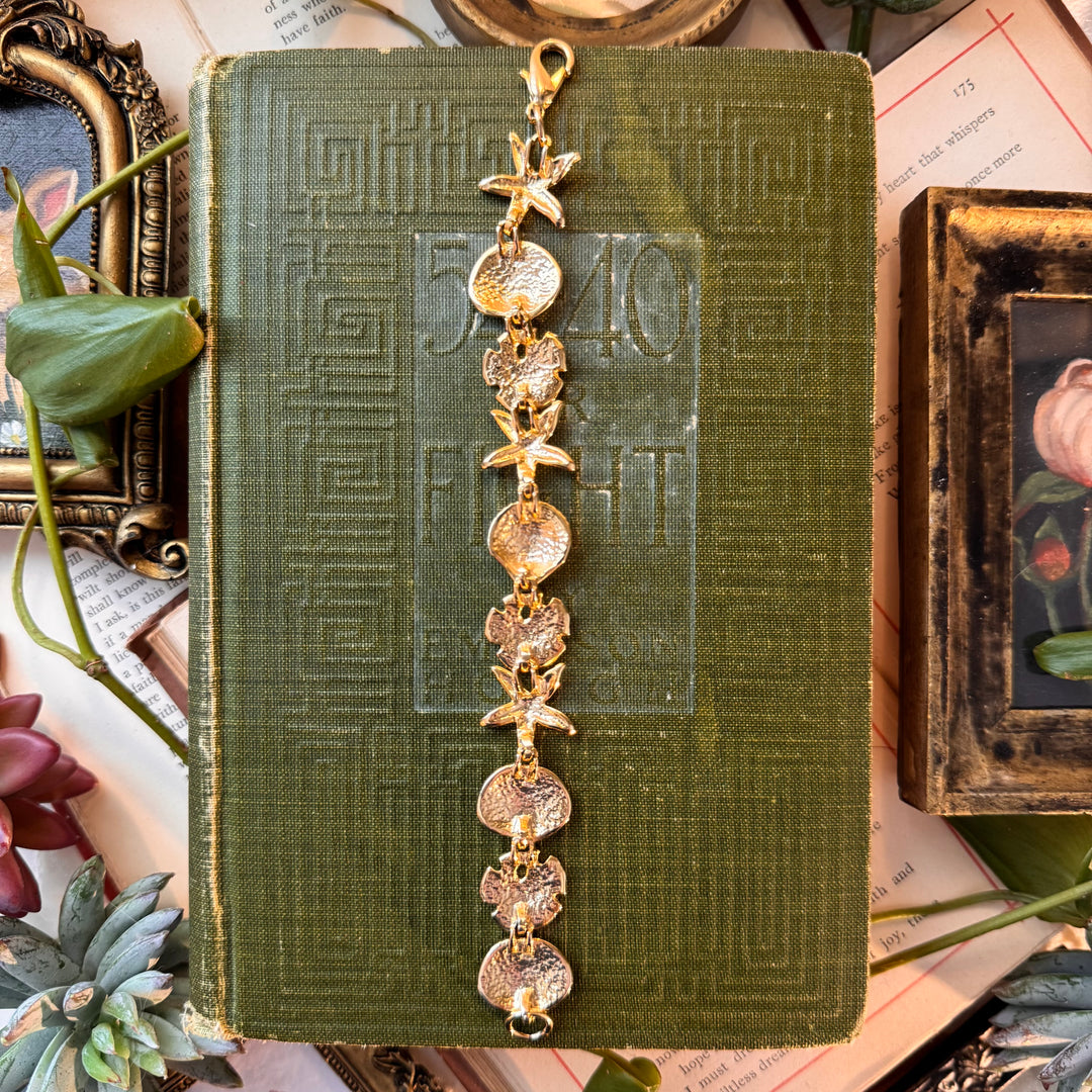 Gold Beach Theme Bracelet