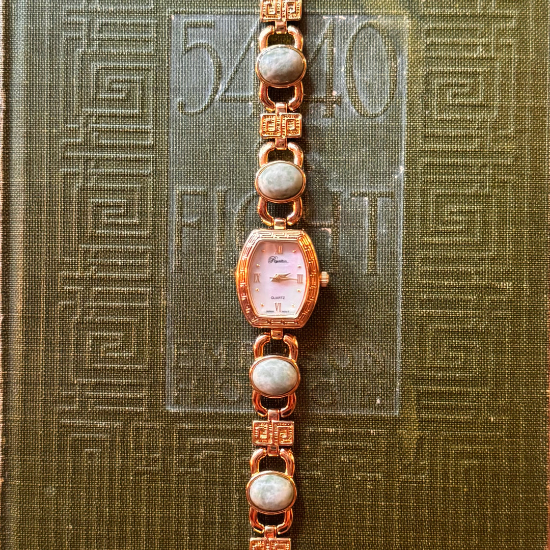 Gold Jade Watch
