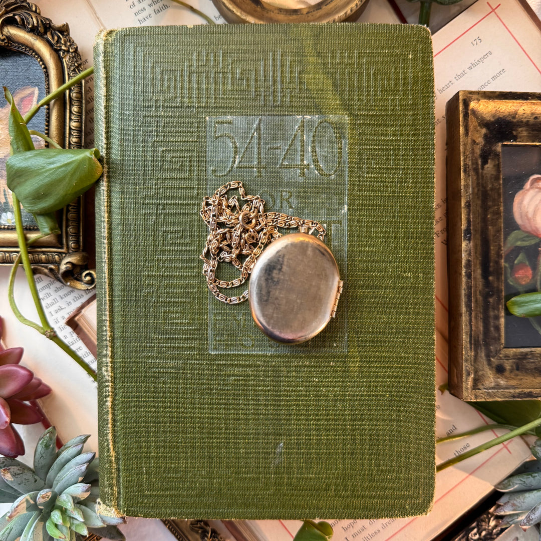 Gold Floral & Pearl Locket