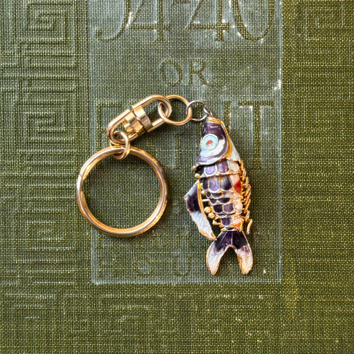 Gold Koi Fish Pendant / Key Chain