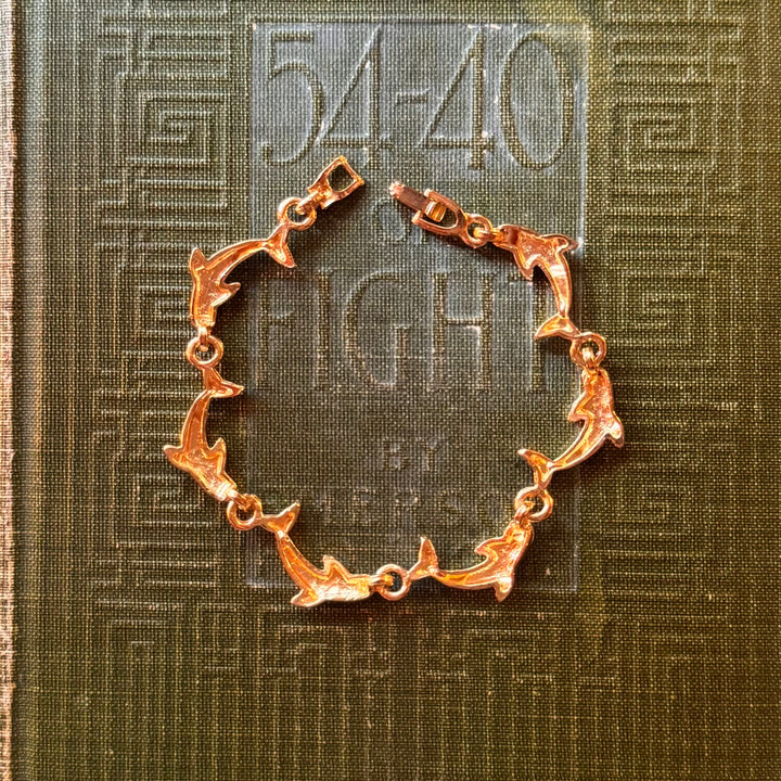 Gold Dolphin Bracelet