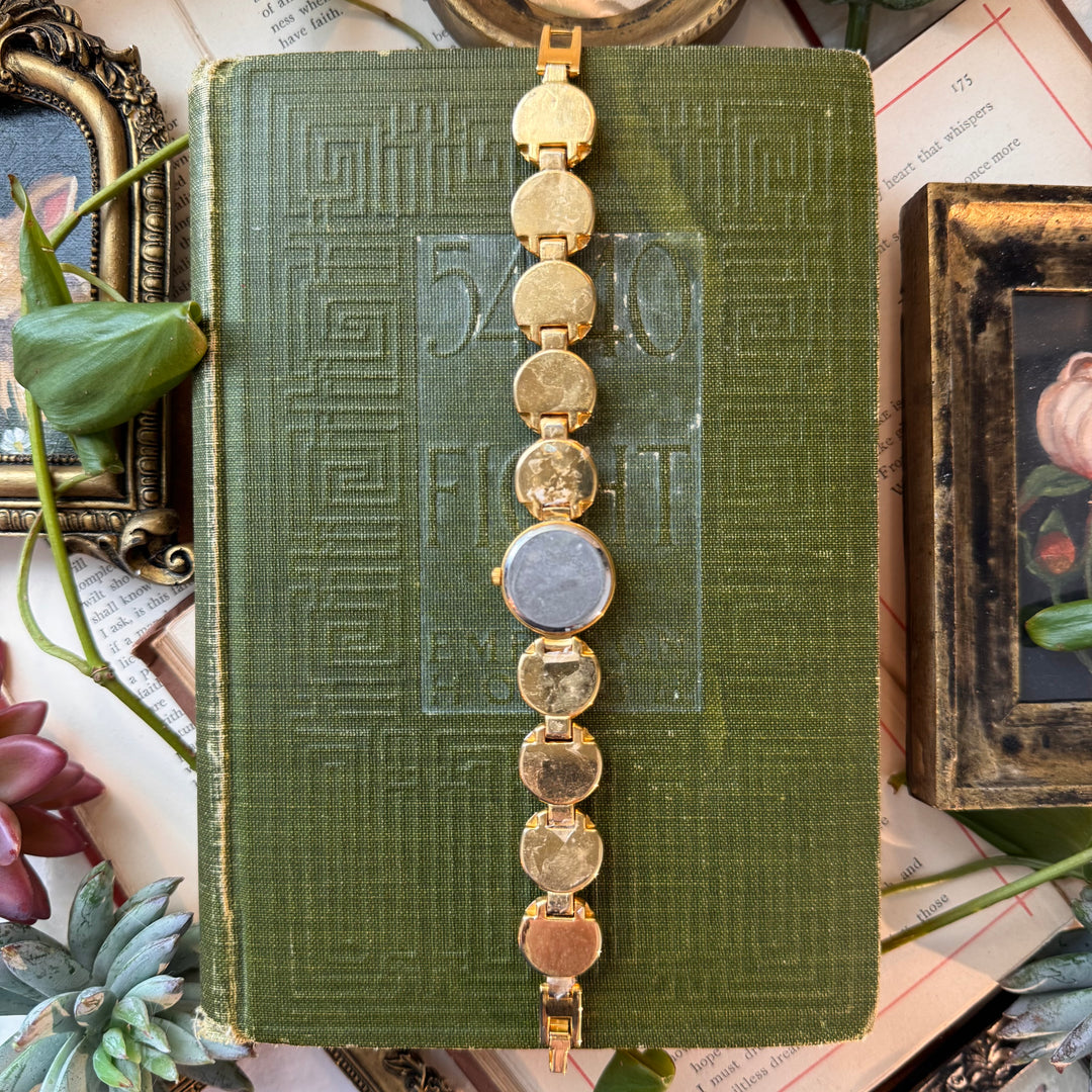 Two Tone Pearl Watch