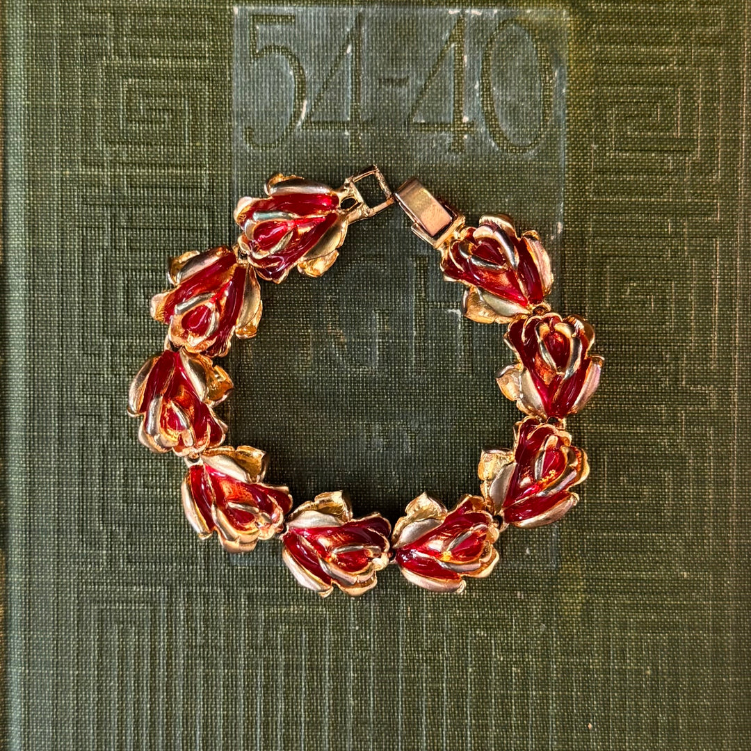 Gold Floral Bracelets