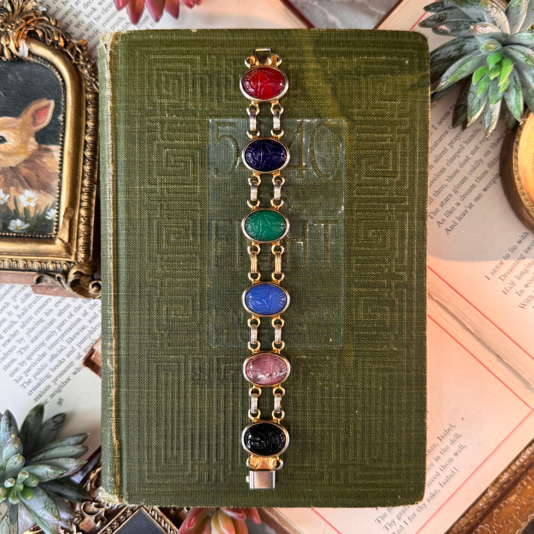 Gold Scarab Bracelets