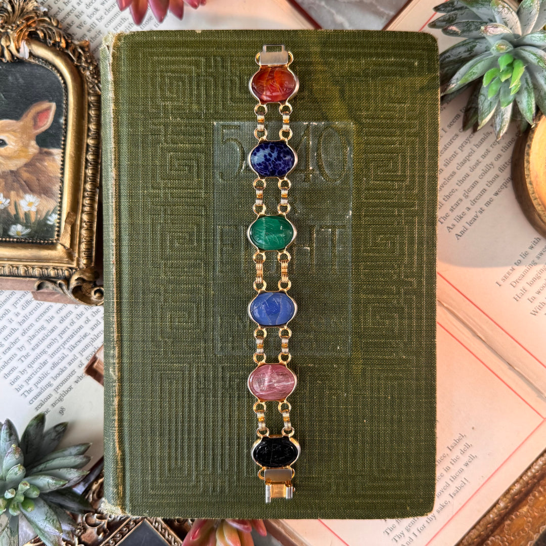 Gold Scarab Bracelets