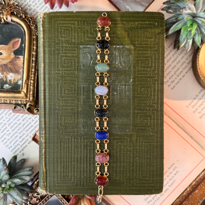 Gold Scarab Bracelets