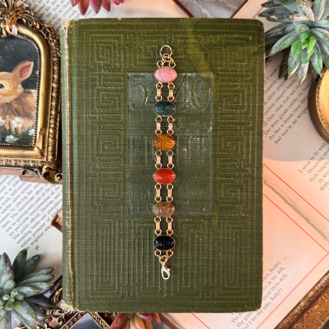 Gold Scarab Bracelets