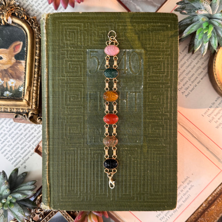 Gold Scarab Bracelets