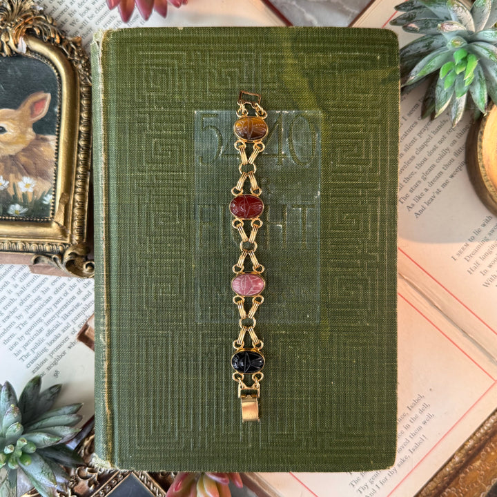 Gold Scarab Bracelets