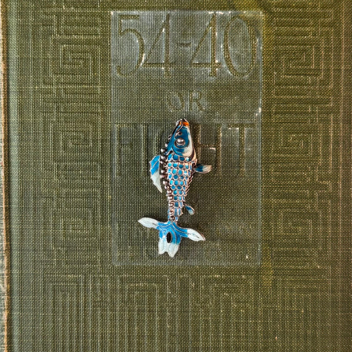 Gold Cloisonné Fish Pendants