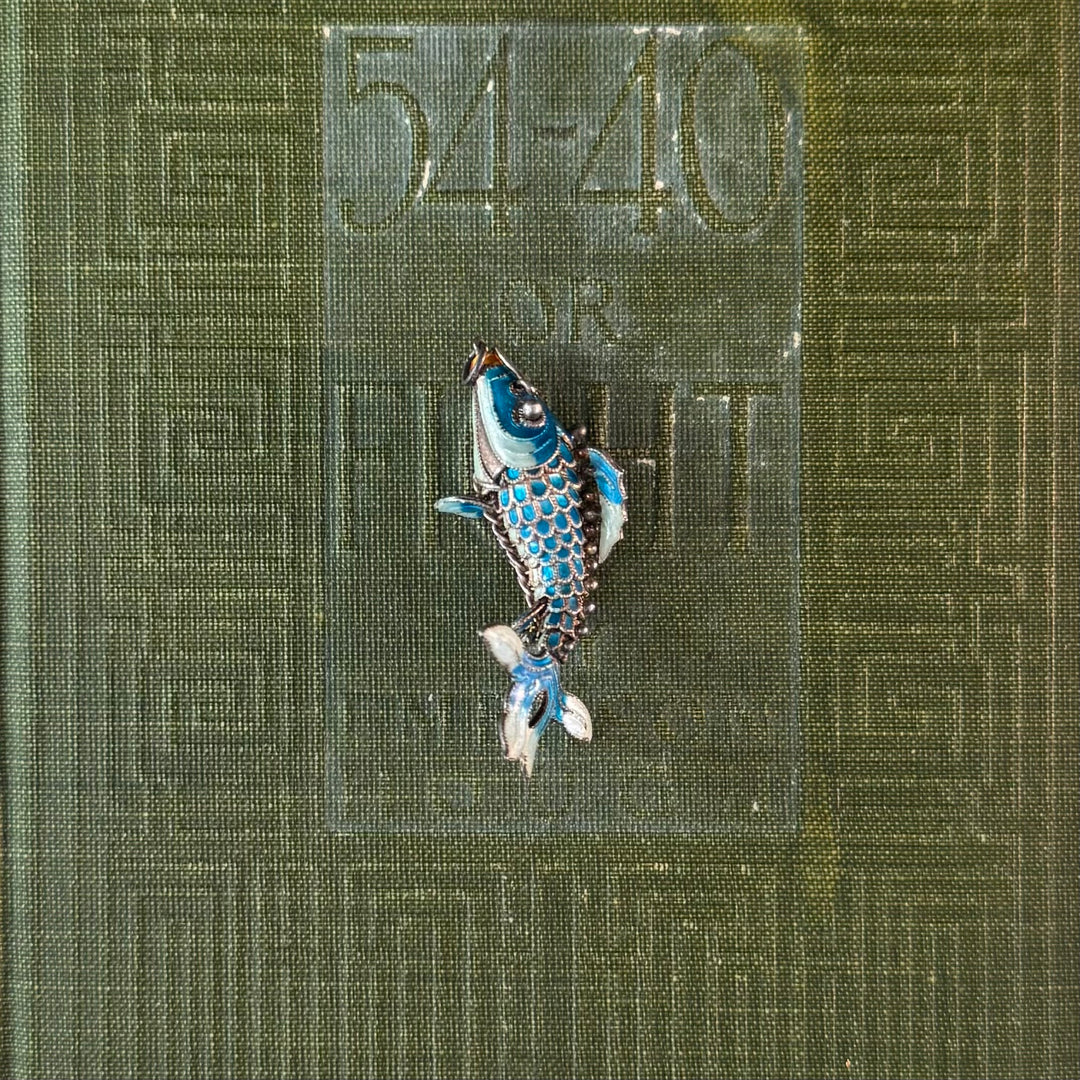 Gold Cloisonné Fish Pendants