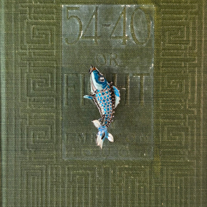 Gold Cloisonné Fish Pendants