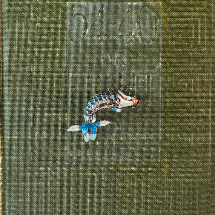 Gold Cloisonné Fish Pendants