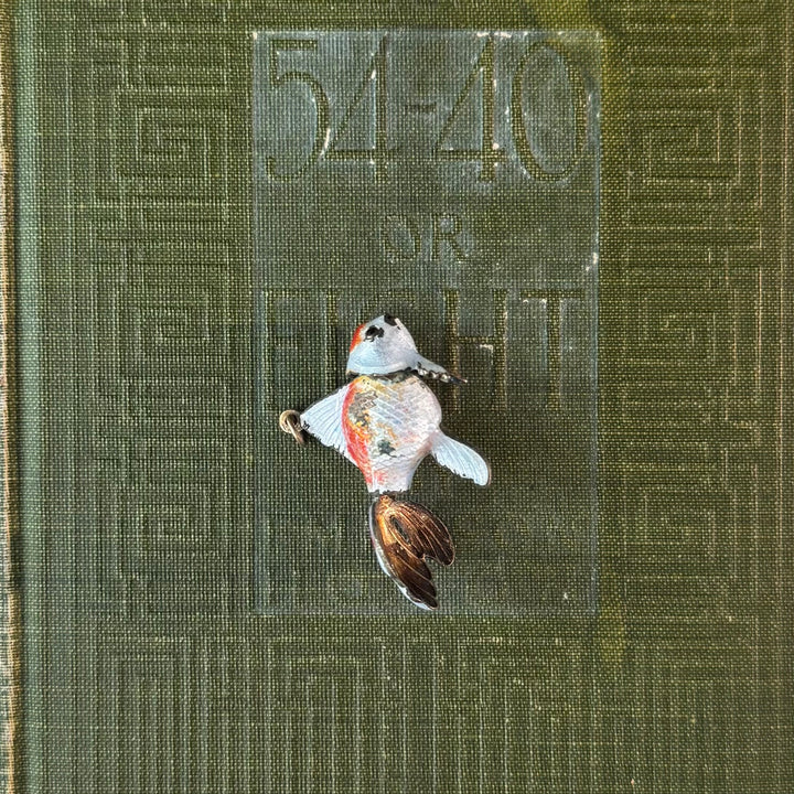 Gold Cloisonné Fish Pendants