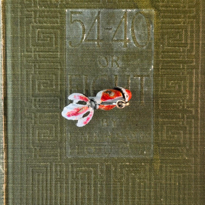 Gold Cloisonné Fish Pendants