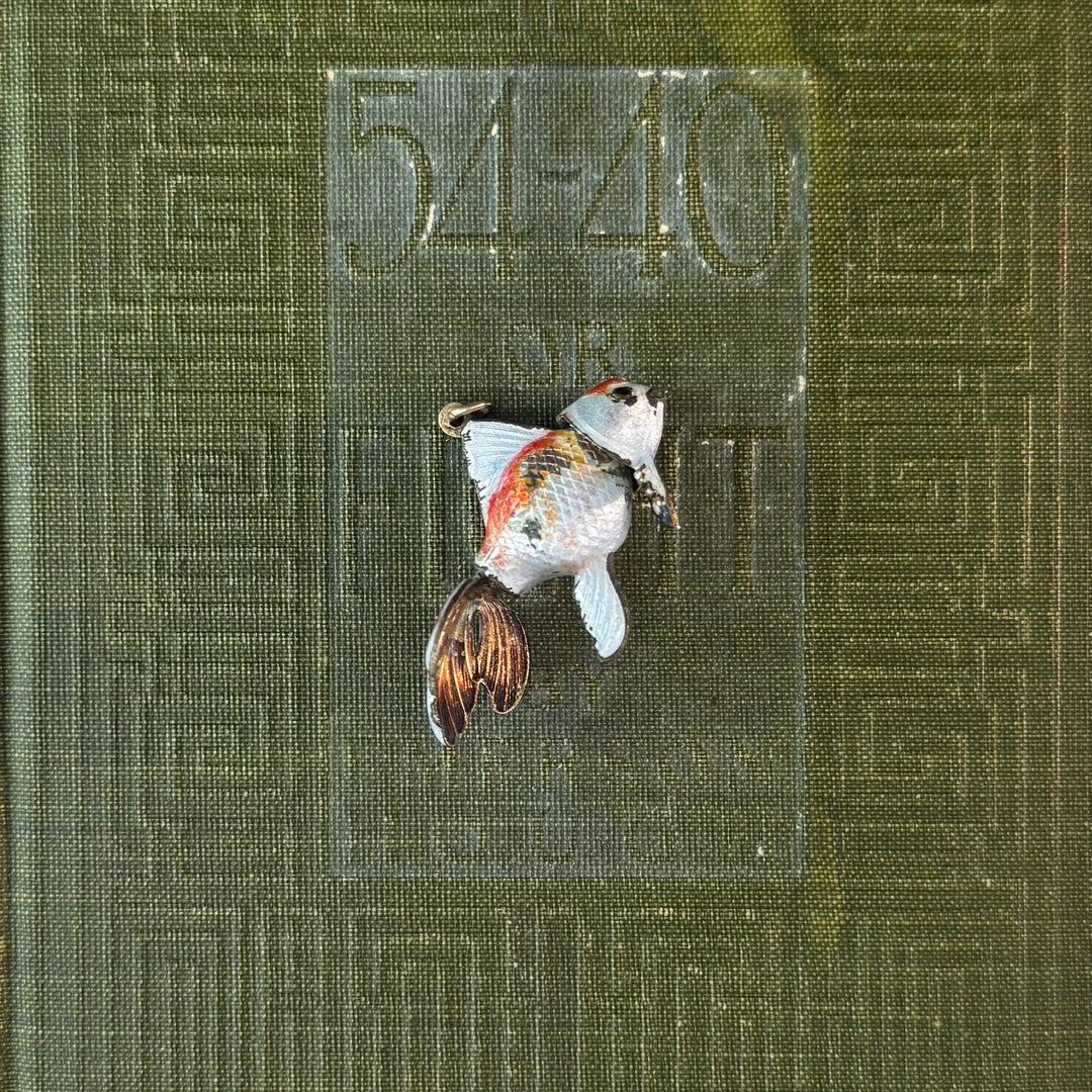 Gold Cloisonné Fish Pendants