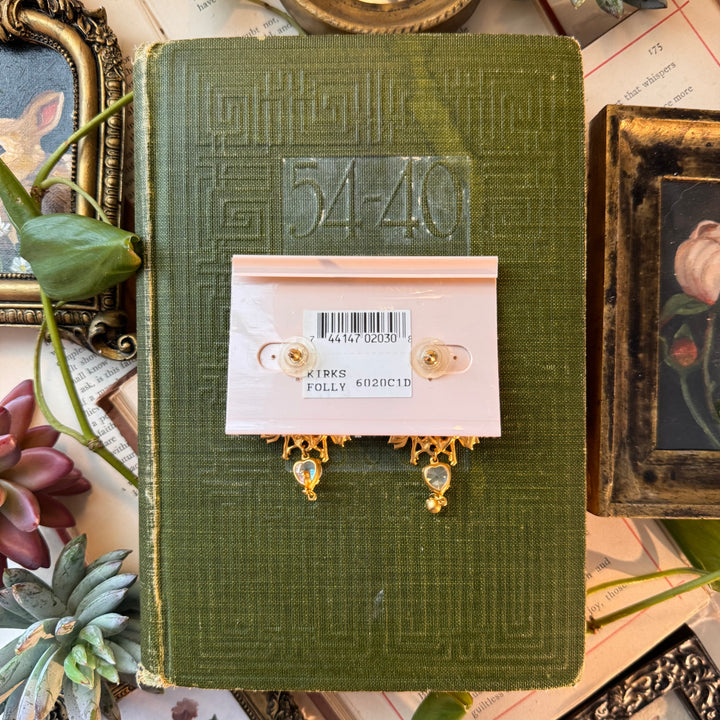 Gold Kirks Folly Fairy Earrings