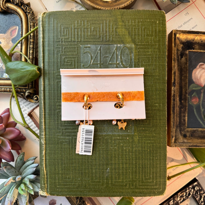 Gold Kirks Folly Pearl Earrings