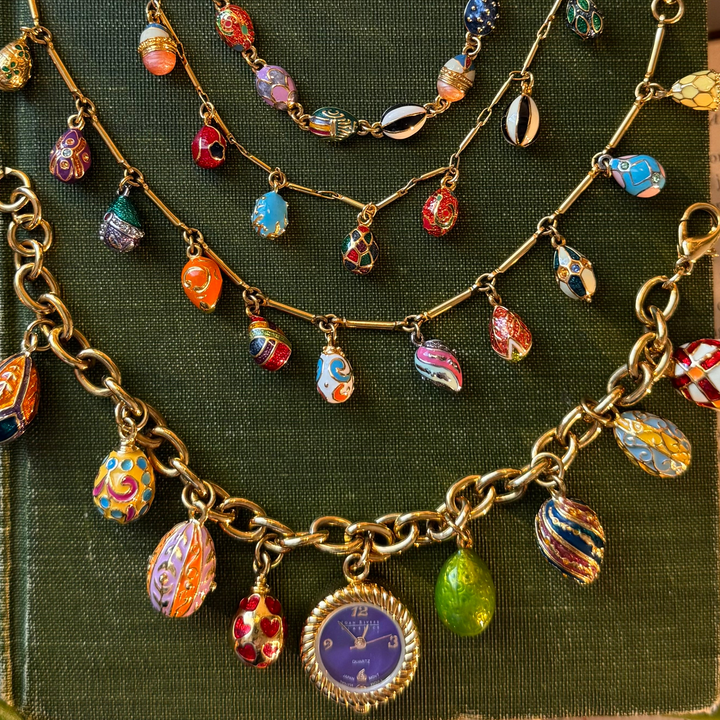 Extremely Rare Joan Rivers Faberge Egg Set