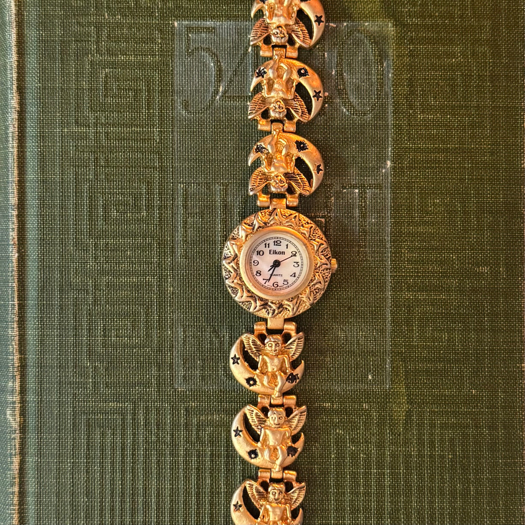 Gold Angel Watch