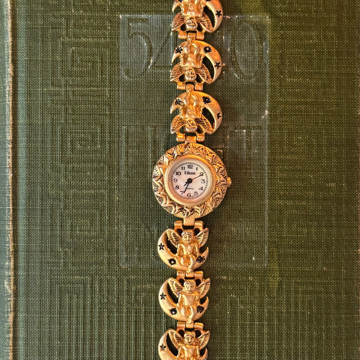 Gold Angel Watch