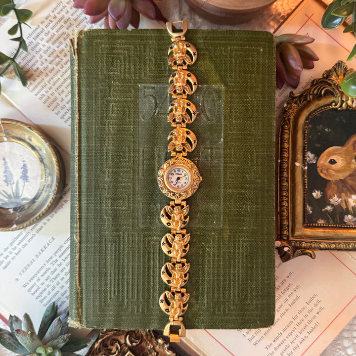 Gold Angel Watch