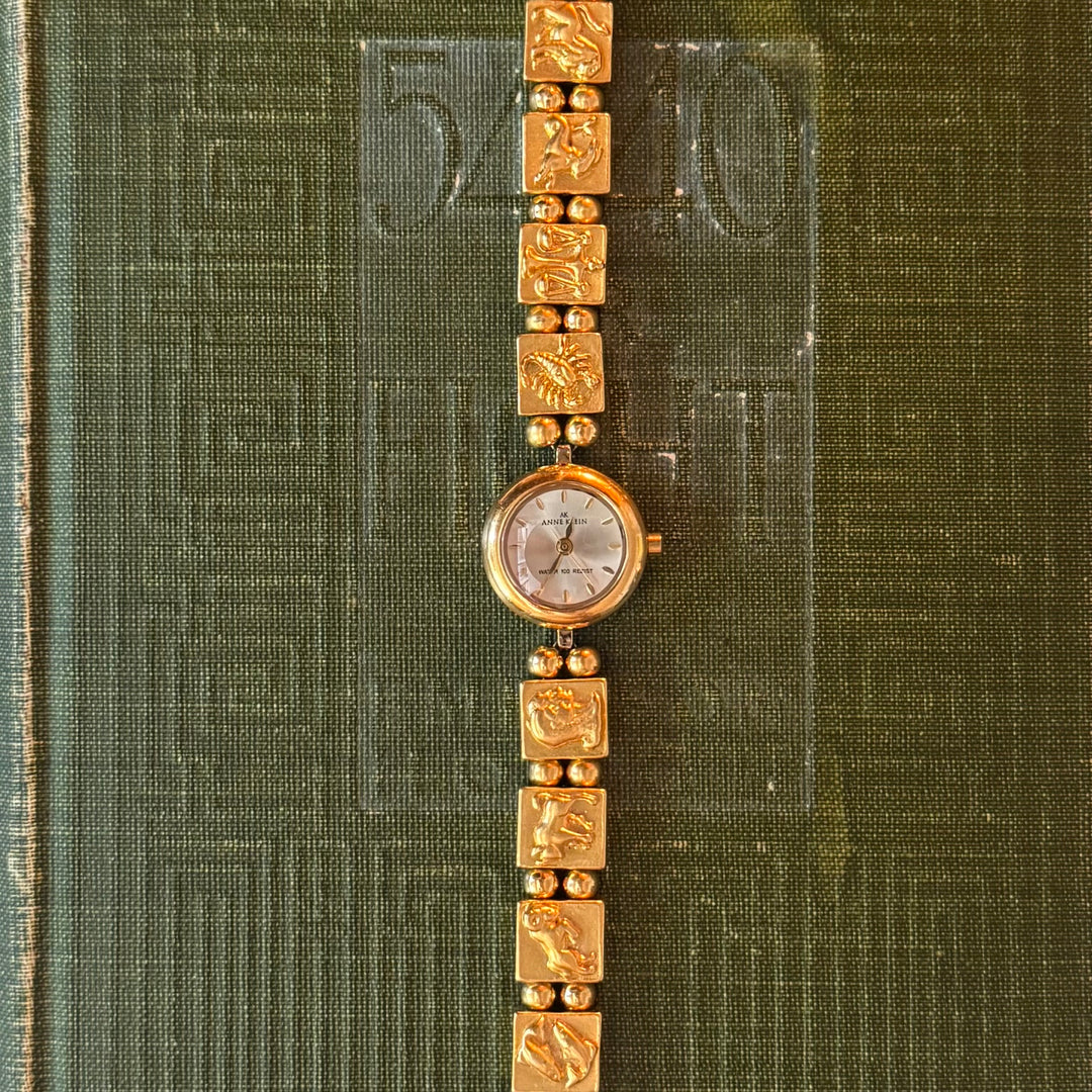 Gold Zodiac Sign Charm Watch