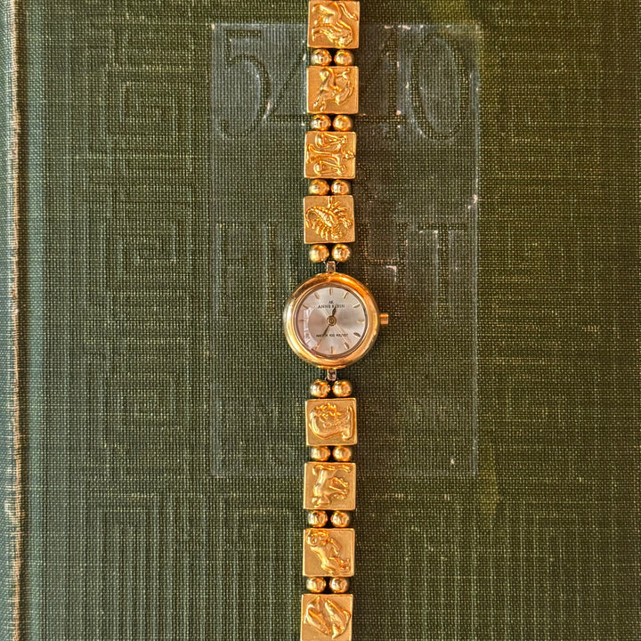 Gold Zodiac Sign Charm Watch