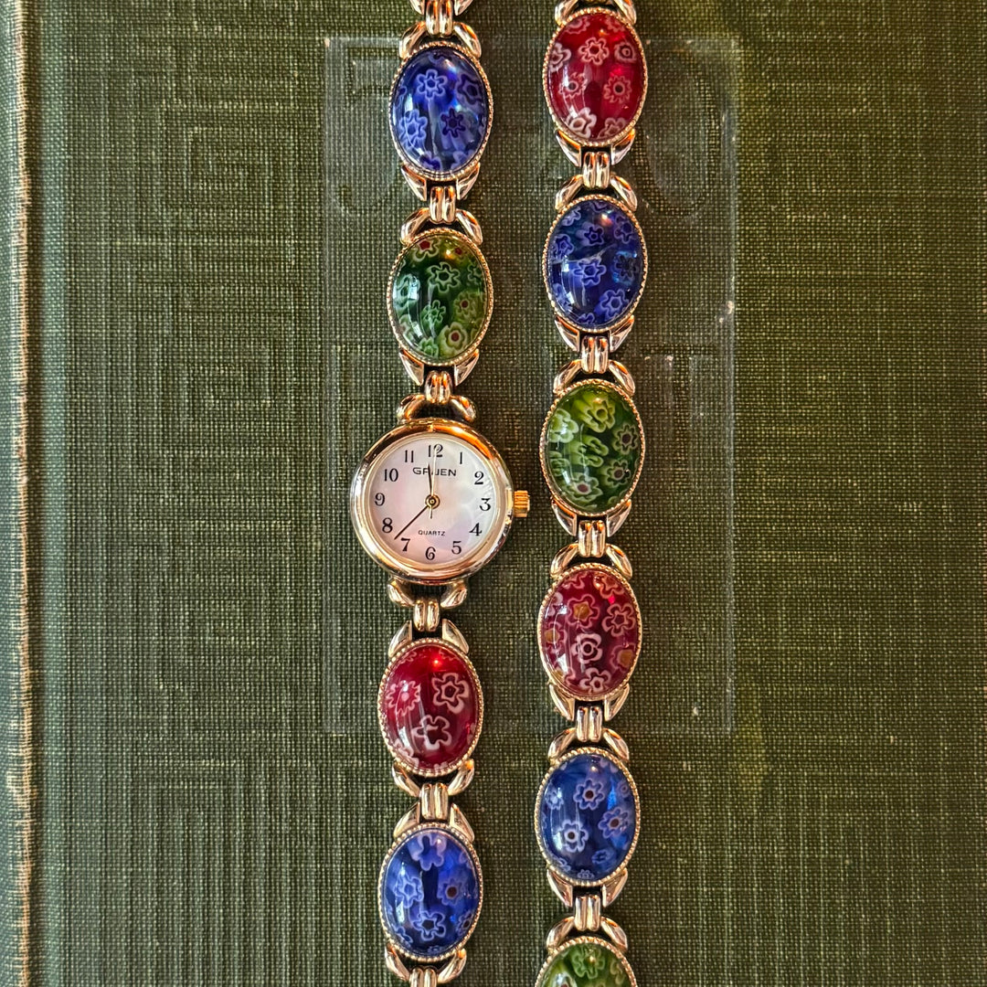 Gold Watch with Matching Bracelet