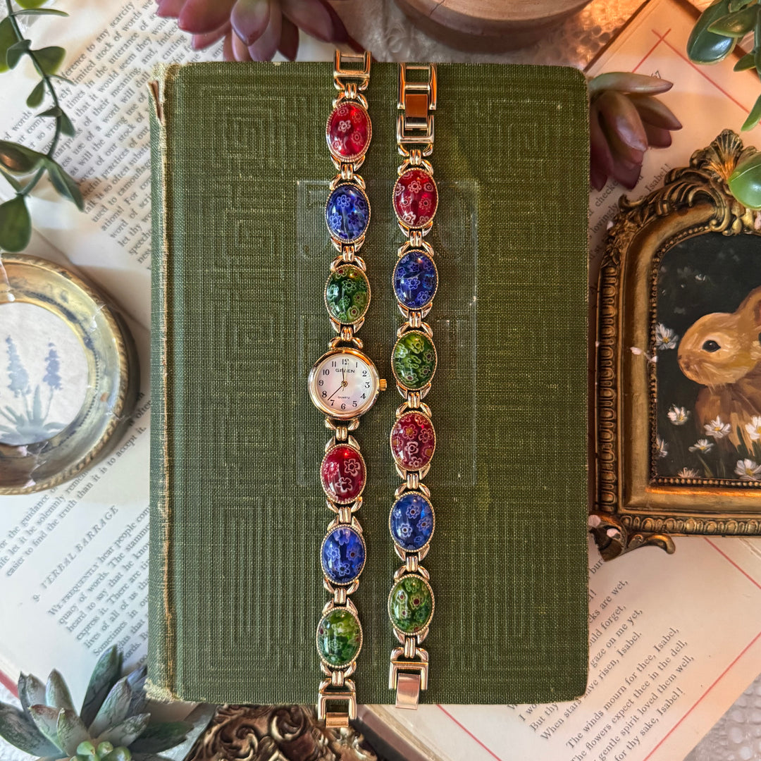 Gold Watch with Matching Bracelet