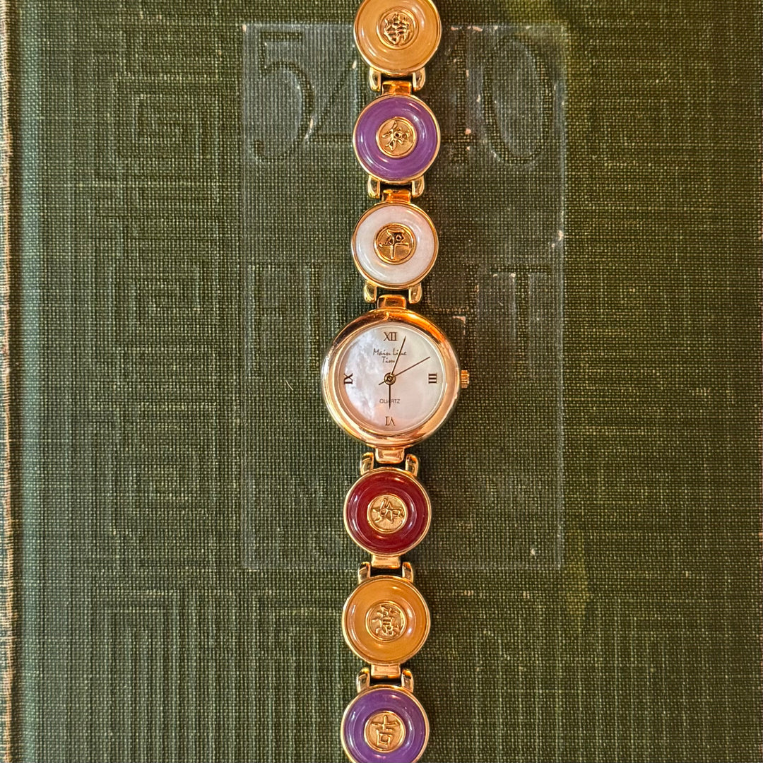 Gold Watches with Cabochon Stones