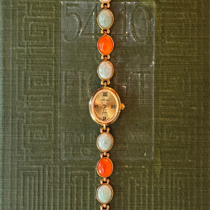 Gold Cabochon Watch