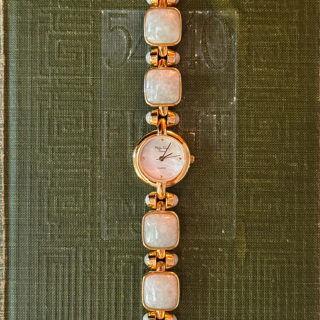 Gold Jade Watch