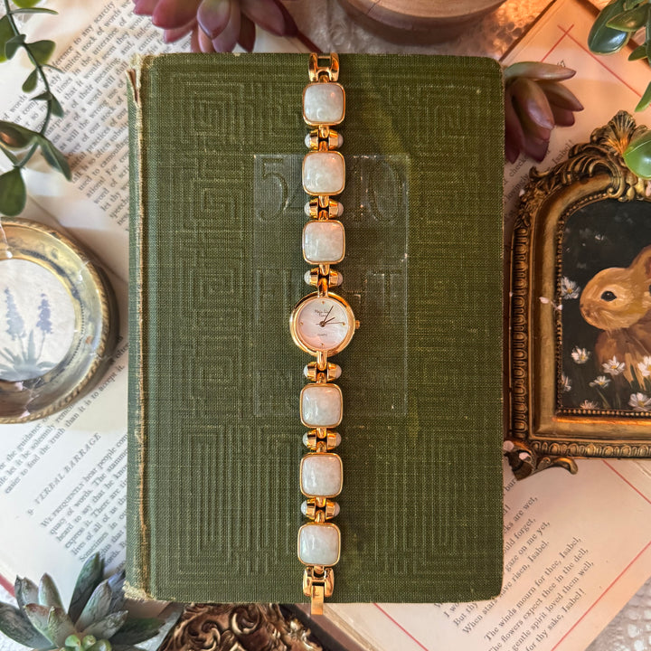 Gold Jade Watch