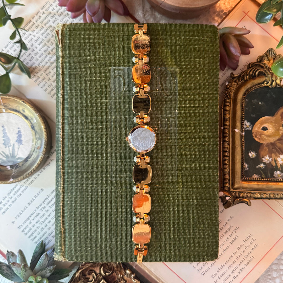 Gold Jade Watch