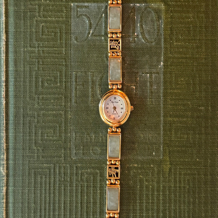Gold Jade Watch