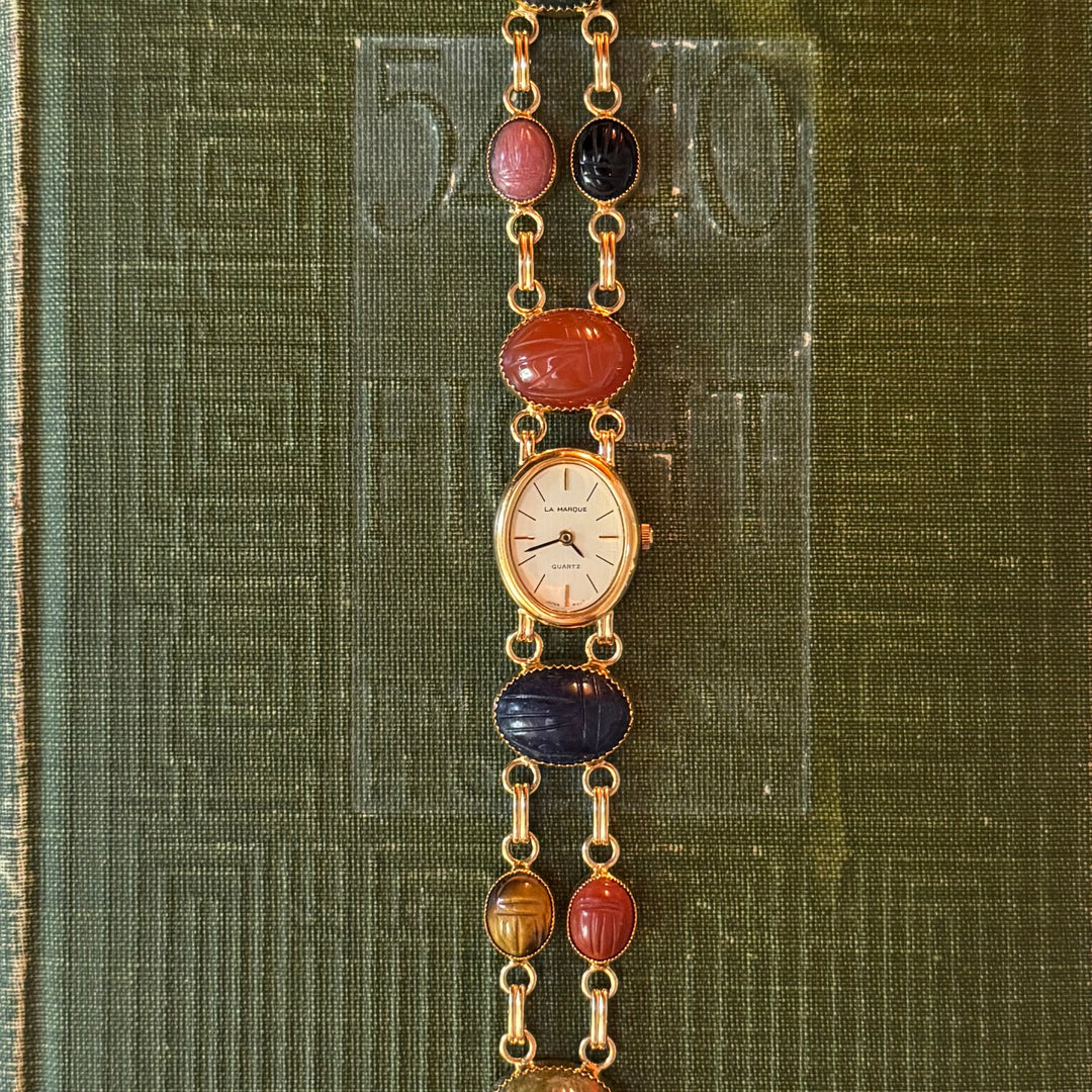 Gold Scarab Watch